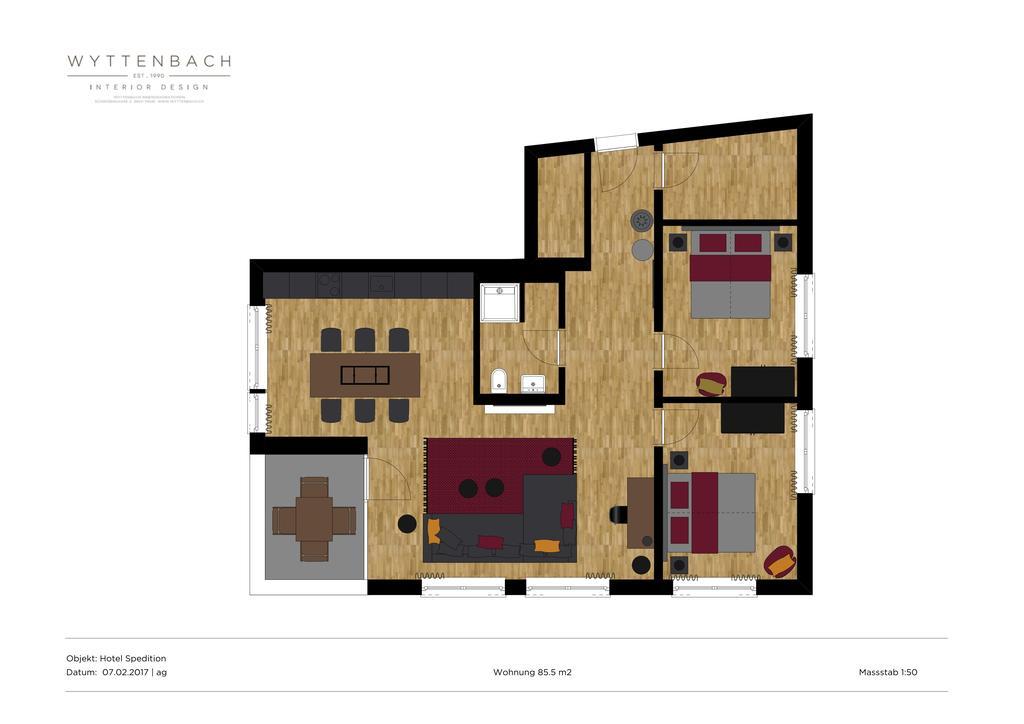 Apartement Spedition Thun Exterior foto